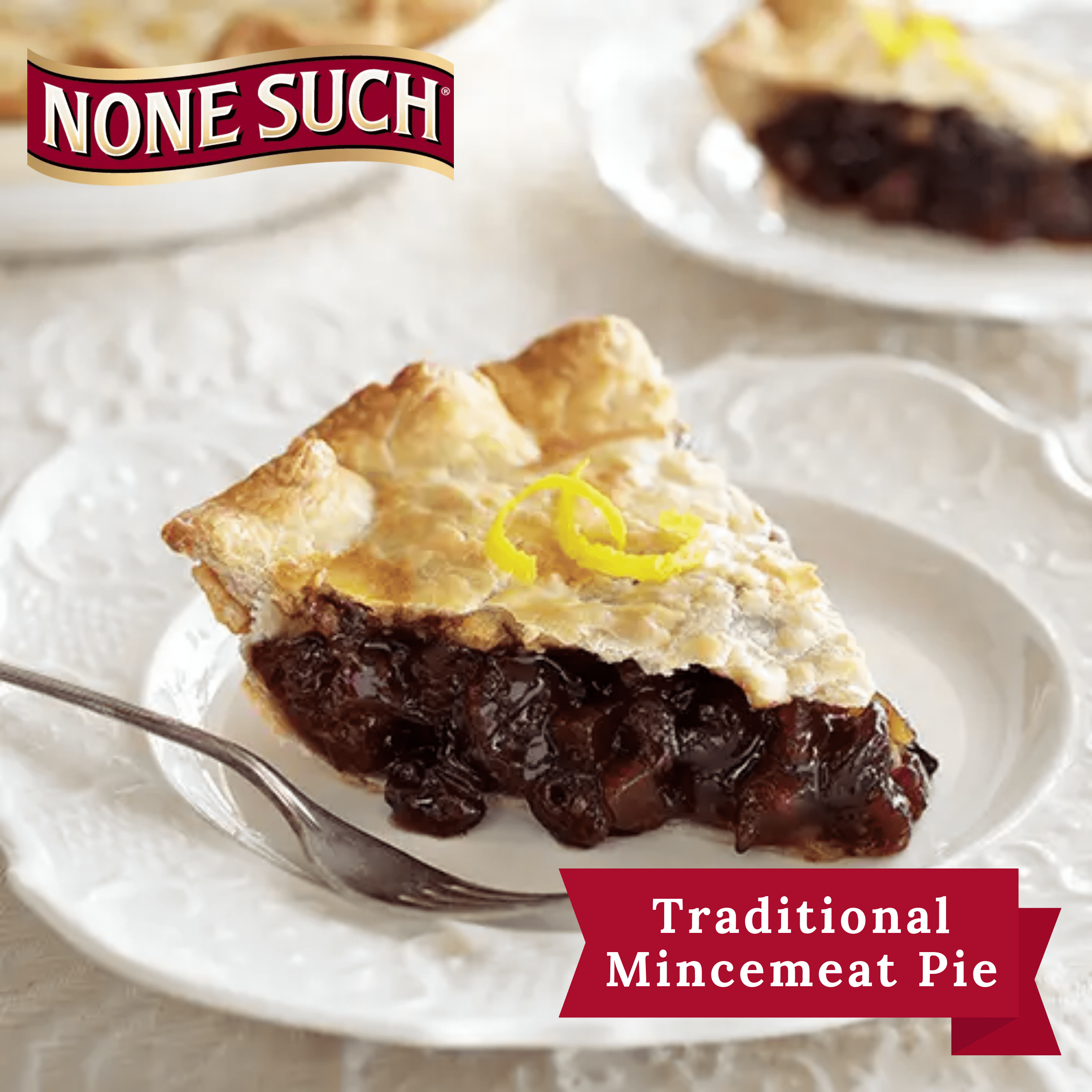 (2 pack) None Such Classic Original Mincemeat Pie Filling, with Raisins and Apples, 27 oz Jar