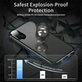 thumbnail image 6 of ELEHOLD for iPhone 16 Privacy Case, Anti-Peeping Double Metal Side Clear Tempered Glass Privacy Screen Protector Anti-Fall Shockproof Powerful Magnetic Case for iPhone 16 ,Gold, 6 of 10