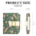 thumbnail image 2 of LOUEBICA Small Wallets for Women Bifold Vegan Leather Wallet RFID Blocking Floral Pattern Card Holder with Zipper Pocket, 2 of 7