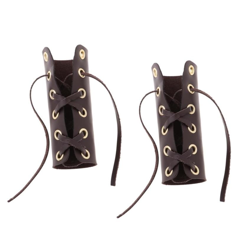 Artificial Leather Motorcycle Grip Covers Vibration Dampening Brown