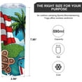 thumbnail image 4 of Puerto Rico Insulated Skinny Tumblers Cup Coffee Mug with Lid Boricua 20oz - Reusable Stainless Steel Water Bottle for Hot & Cold Drinks Tea Cup Iced Coffee Travel Mug, 4 of 5