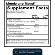 Quicksilver Scientific Membrane Mend - Brain, Cellular & Healthy Aging Support with Phosphatidyl Choline (PC), Vitamin E Tocotrienols, Ahiflower Oil & Astaxanthin Supplements (3.38oz / 100ml)
