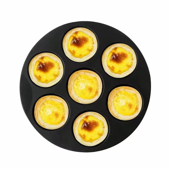 Muffin Pan for Air Fryer Oven Instant Pot,7in Nonstick 7 Cups Easy To Handle for Baking Egg Bites Mold Muffin Tart Cupcake Mini Quiche