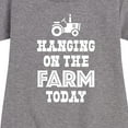 thumbnail image 3 of Instant Message - Hanging On The Farm Today - Toddler & Youth Girls Fleece Dress, 3 of 6