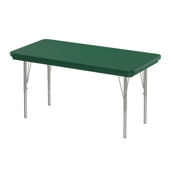 Correll Commercial Blow-Molded Plastic Top Activity Tables 24x48"