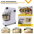 thumbnail image 3 of Amasadora Revolvedora Industrial Gutstark 20 lts Tazon Acero Profesional, 3 of 10