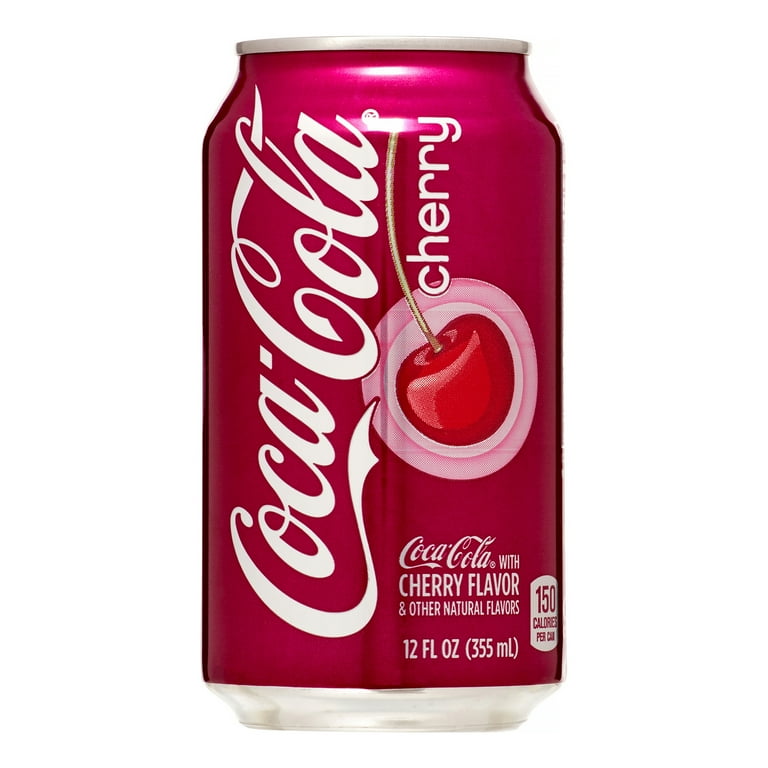 Coca-Cola Cherry Soda Pop, 12 fl oz, 12 Pack Cans - Walmart.com Coca-Cola Cherry Soda Pop, 12 fl oz, 12 Pack Cans - Walmart.com