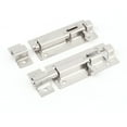 thumbnail image 1 of Unique Bargains 2.5' Length Stainless Steel Door Gates Latch Sliding Lock Barrel Bolt 2pcs, 1 of 3