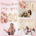 thumbnail image 7 of 30th Birthday Decorations for Girls, Retro Pink Balloons, 30th Birthday Banner, Triangle Flag Banner, 30th Birthday Balloons, Rose Gold White Sand Nude Balloon Set, 7 of 7