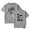Gray, variant on Rita Ora Loose summer hip-hop rap women's men's short sleeved T-shirt top