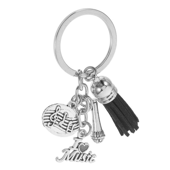 GOOHOCHY Music Party Keychain Instrument Keyring Music Key Chain Ornament Key Chain Decoration