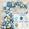 thumbnail image 3 of Kit de arco de guirnalda de Globos azules, decoración de primera fiesta de cumpleaños para niños, Baby Shower, niño, Globo de látex de aluminio para cumpleaños y bodas, 3 of 5