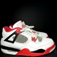 thumbnail image 1 of Ni - ke Size 7 - Ni - ke Air Jordan 4 Retro OG GS Fire Red 2020 Men's Shoes, 1 of 5
