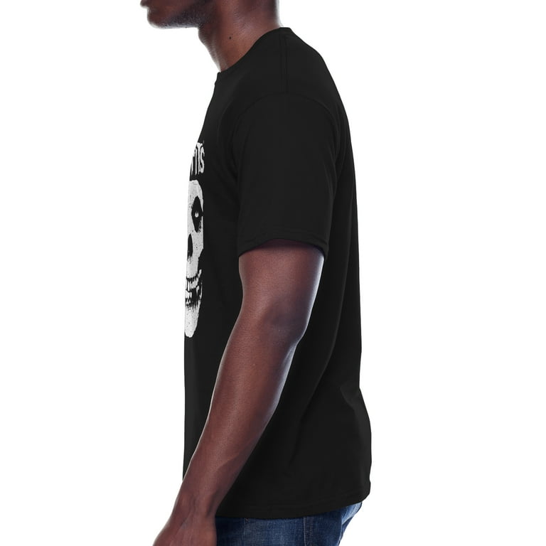 Misfits Skull Band Apparel, Men's Graphic Crew Neck Short