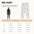 thumbnail image 2 of Salouo Lavender Flowers Print Women's Pajama Pants Casual Loose Sweatpants PJs Flowy Pants Drawstring Palazzo for Women Wide Leg Pants Lounge Pajama -Large, 2 of 8