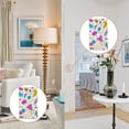 thumbnail image 4 of Yayeee Toggle Light Switch Wall Plate 1-Gang 4.5"x2.7" Home Decorative Outlet Cover, Purple Abstract Shapes, 4 of 7