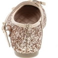thumbnail image 4 of Link Marina-36K Girl's Glitter Bow Ballerina Party Dressed Flat Mary Janes, 4 of 7