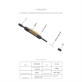 thumbnail image 4 of L925BP Fiber Optic Mechanical Splice Stripper, Fixed Length Guide, Fast Connector for Fiber Optic Installation, 4 of 7