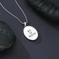 thumbnail image 4 of SISGEM Empty Tomb Necklace 925 Sterling Silver Christian Empty Tomb Pendant Religious Amulet Jewelry Gift for Men Women, 4 of 5