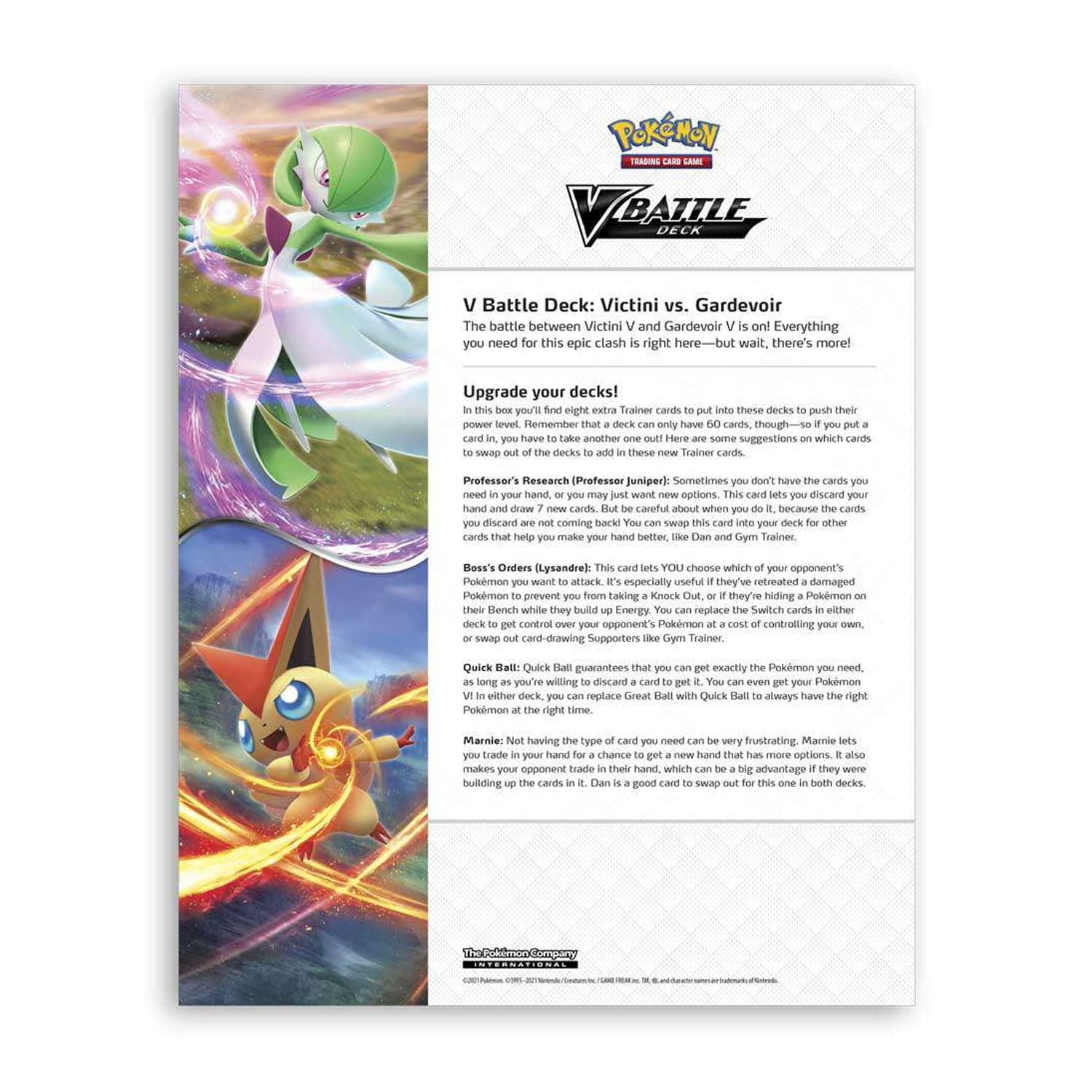Pokemon Trading Card Game Victini V & Gardevoir V Battle Pokemon Trading Card Game Victini V & Gardevoir V Battle