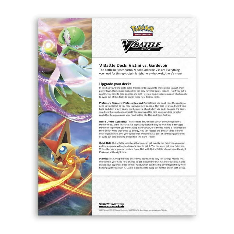 gardevoir v pokemon card Pokemon TCG: Victini V Battle Deck & Gardevoir V Battle Deck