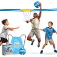 thumbnail image 1 of Aro de baloncesto portátil Halo Ball, altura ajustable para exteriores, 1 of 8