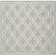 thumbnail image 3 of SAFAVIEH Cambridge Kyle Geometric Wool Area Rug, Silver/Ivory, 6' x 6' Square, 3 of 8