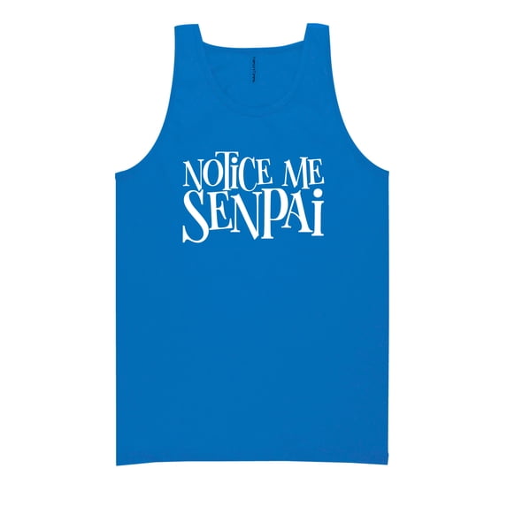 NOTICE ME SENPAI Neon Tank Top
