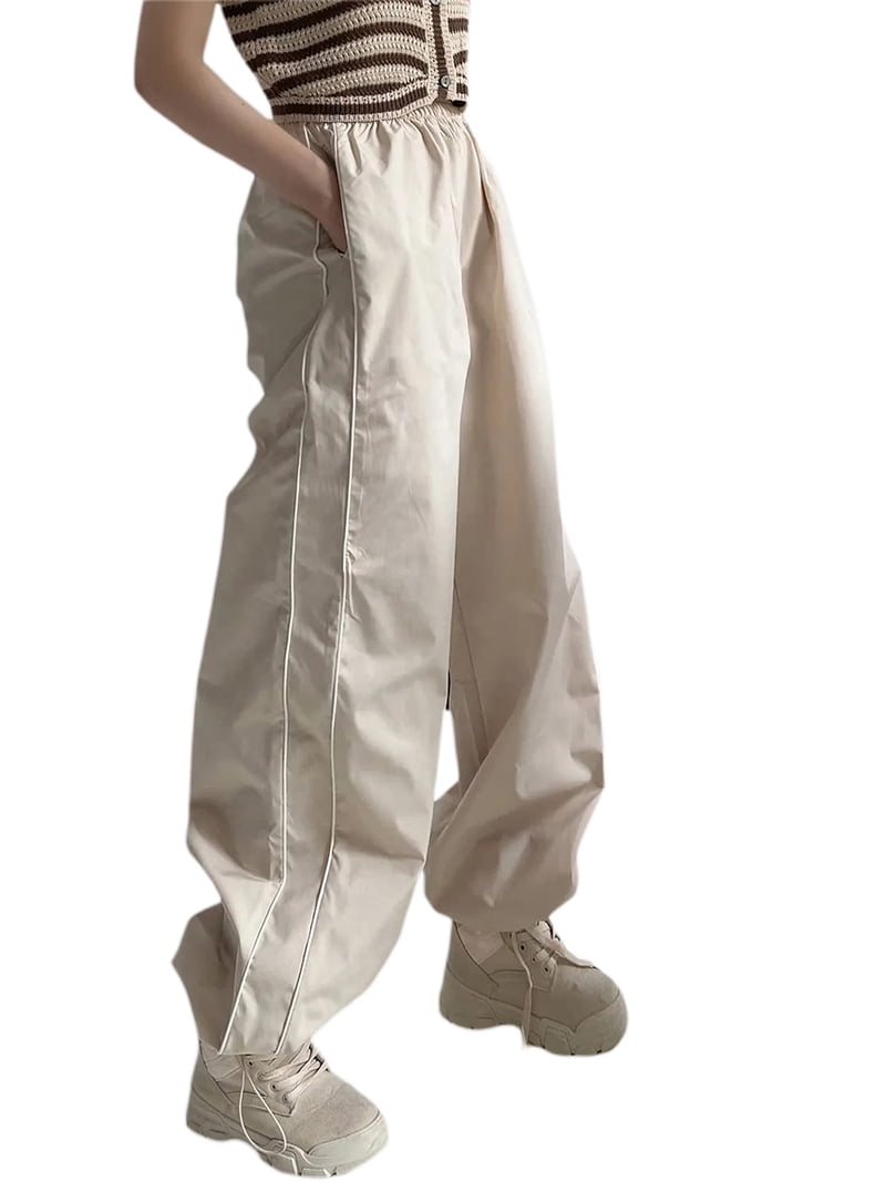 Men Baggy Sweatpants Buetory Women's High Waist Hip Hop Cargo Pants Vintage Y2k 1068131