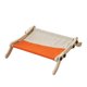 thumbnail image 3 of Hamaca para gato con ventana para gato, duradera con marco de madera, cama para gato que ahorra espacio, salón para gatito, gato, siesta, tomar el sol gris naranja, 3 of 9