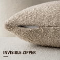 thumbnail image 2 of ILANKTOZI 12" x 20" Oatmeal Textured Boucle Throw Pillow Covers (2 Count), 2 of 7