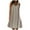 Beige, variant on Odeerbi Dresses for Women 2025 Plus Size Midi Dresses Print Short Sleeve Crew-Neck Loose Beach Sun Dress Ruffled Flowy Dress Beige