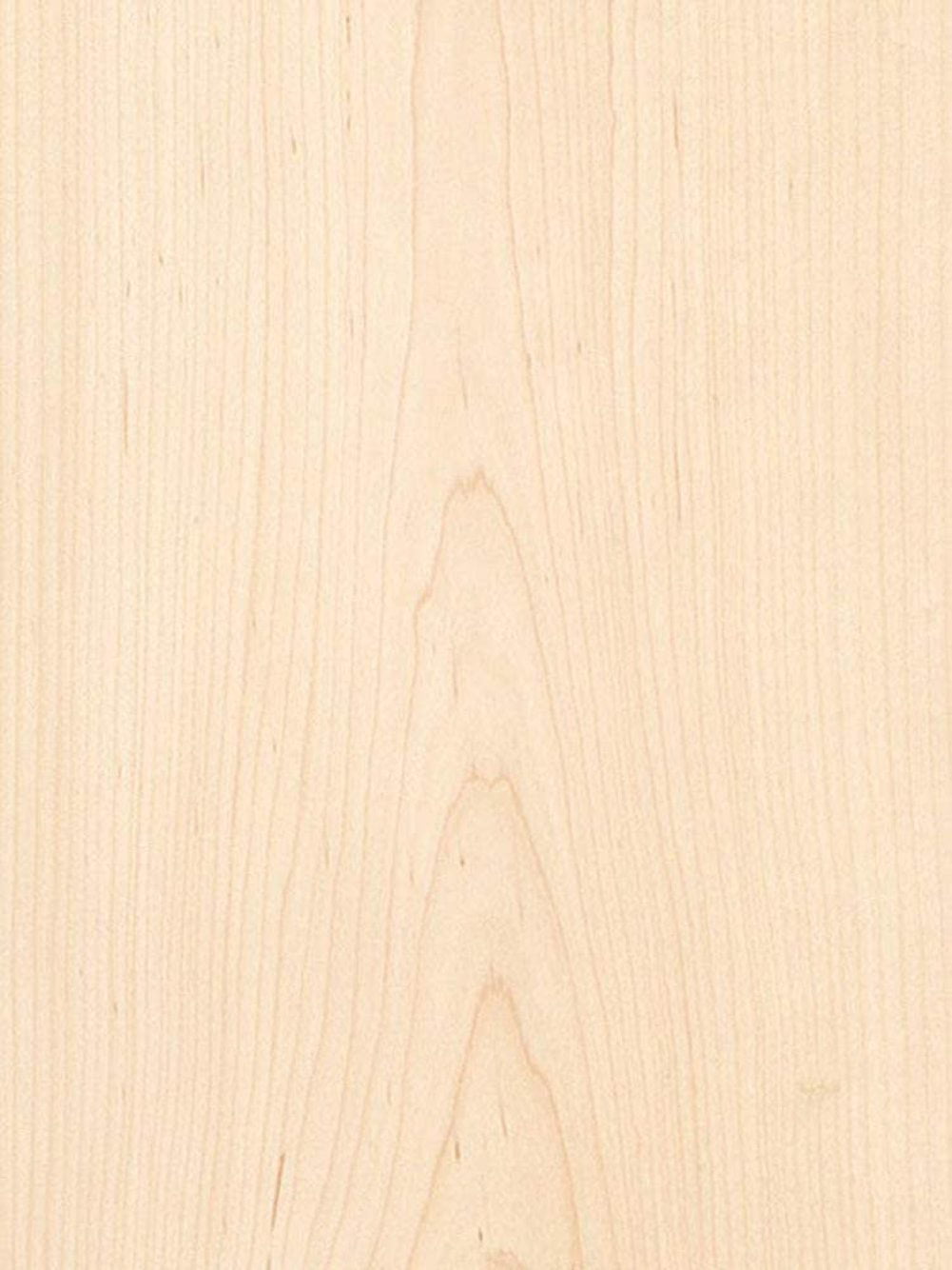 White Maple Veneer Plain Sliced Wood on Wood Backer Backing 4' X 8' 48" x 96" 