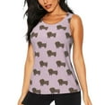 thumbnail image 3 of Goofa Dachshund Dog Puppy Printed Womens Workout Tops for Women Sleeveless Yoga Shirts Athletic Running Tank Tops Sleeveless Gym Clothes Workout Apparel-XX-Large, 3 of 9