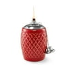 Better Homes & Gardens 6.25" Ceramic Ridgeway Tabletop Torch, Red