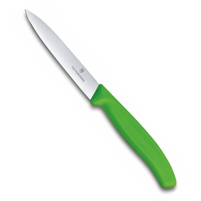 Cuchillo Victorinox Swiss Classic para pelar, hoja de 10 cm, color verde
