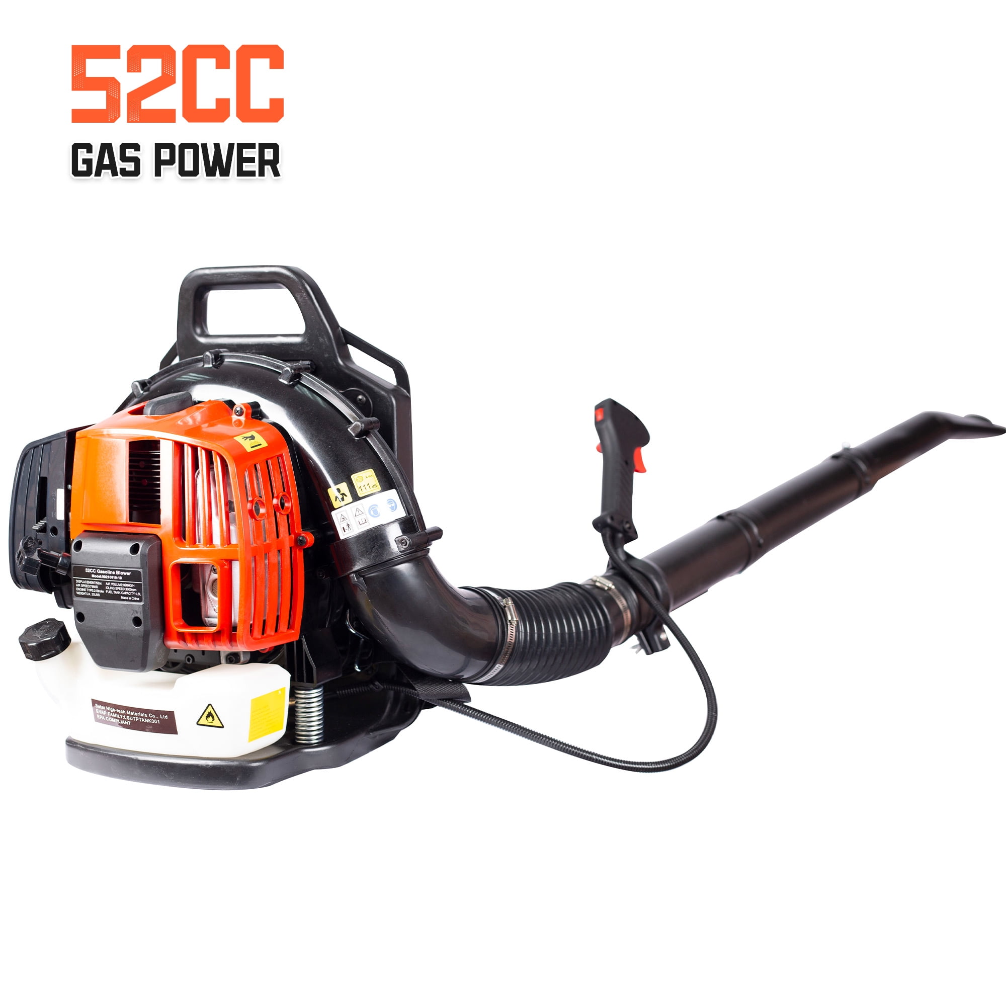 Backpack Leaf Blower Gas Powered 52CC, Seizeen Cordless Leaf Blower