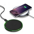 thumbnail image 1 of Chargeur Sans Fil Ultra Mince Chargeur Sans Fil en Métal Chargeur de Téléphone Mobile Chargeur Sans Fil 15 W Charge Rapide, 1 of 5