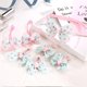 thumbnail image 5 of 7 Pices Bijoux Pour Enfants Petites Filles Rose Collier Pulsera Bague Pinces Cheveux Arcs Accessoires Ensemble, Princesse Bijoux Cadeau Pour Je, 5 of 5