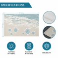 thumbnail image 6 of Blue Coastal Sea Turtle Placemats Set of 8, Summer Beach Ocean Abstract Art Placemats for Dining Table, Place Mats for Kitchen Tabletop, Waterproof Wipeable Dining Table Mats Set, 6 of 9