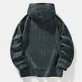 thumbnail image 4 of EchfiProm Mens Sweatshirt Hoodies Gray Pullover Walking Fall Long Sleeve Striped Tops for Men 2XL, 4 of 4