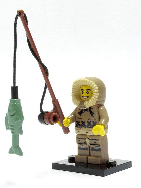 lego fisherman minifigure