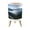 Color 4, variant on Small Trash Can with Lid Monochrome Tropical Jungle Banana Palm Trees Woodland 1.8 Gallon Dog Proof Trash Can Round Garbage Can Waste Bin Wastebasket for Bathroom Bedroom Living Room