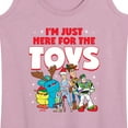 thumbnail image 3 of Toy Story - Here For The Toys - Women's Racerback Tank Top, 3 of 5