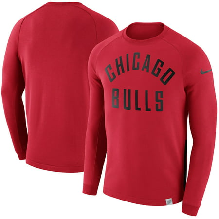 Chicago Bulls Nike Modern Crew Sweatshirt - Red (Best Nike Roshe Run Designs)