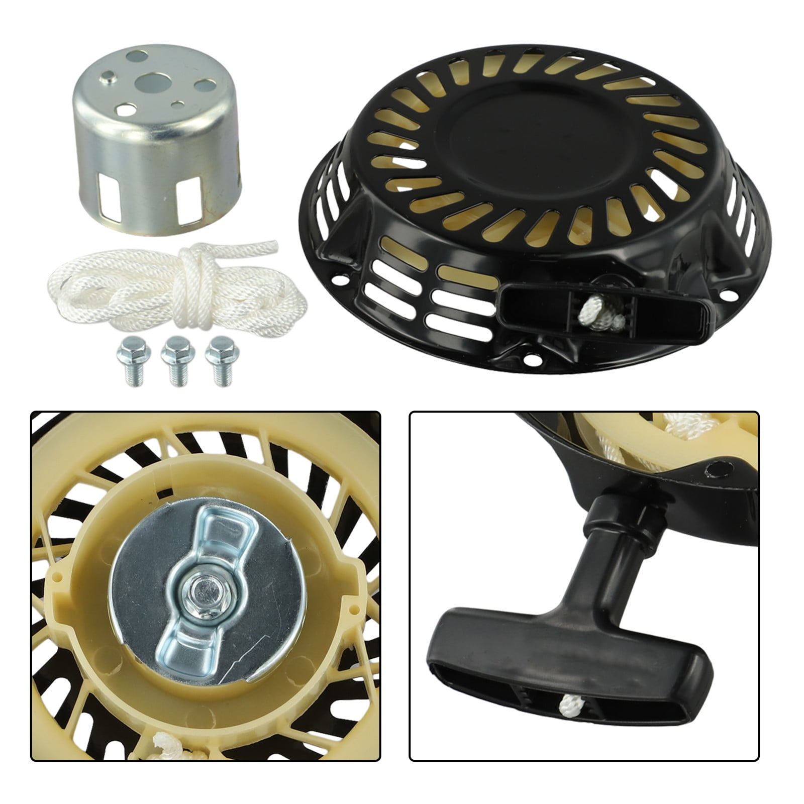 Recoil Starter Kit For 212 196 224 208 Cc Recoil Pull Start Lawn Mower Parts