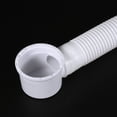 thumbnail image 4 of Uxcell 120cm Bathtub Drain Pipe Expandable Tubing Flexible Drainage Hose White 1 Pack, 4 of 5