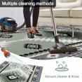 thumbnail image 5 of Sagge Green Boho Outdoor Rug 6x9 Ft - Reversible Patio Rug Outdoor Camping Rugs, Country Southwest Aztec Geometric Washable Indoor Outdoor Area Rugs, Non-Slip Outdoor Carpet Runner for Deck/Porch, 5 of 8