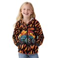 thumbnail image 4 of Chaqlin Fire Dinosaur Car Fleece Hooded Sweatshirt for Boys and Youth - Soft Loose Jacket for Fall and Winter Casual girls Fleece Sweatshirts, 4 of 7