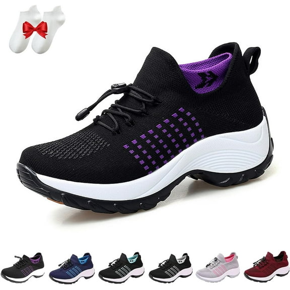 HeaCare Comfort Wear Orthowear Shoes for Women, 2025 Comfortwear Ortho Stretch Cushion Shoes for Women Plantar Fasciitis, New Mothers Day Gifts